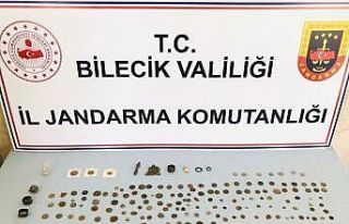 Bilecik’te 262 adet sikke ele geçirildi