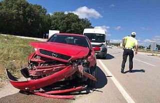 Bilecik’te trafik kazası, 1 kişi yaralandı