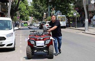 Binlerce lira verip aldığı ATV’ye daha hiç binemedi