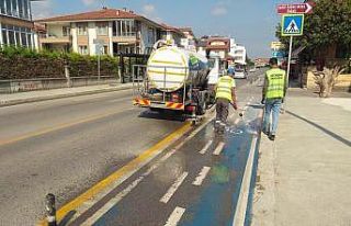 Bisiklet yollarında bayram temizliği