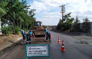 Bozulan yol ve kaldırımlara hızlı onarım