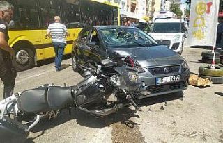 Bursa’da yunus polisleri ile otomobil çarpıştı:...