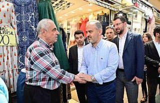 Bursa’nın tarihi çarşısında çifte bayram