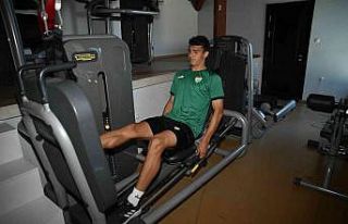 Bursaspor kuvvet çalışması yaptı