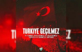 Bursaspor’dan 15 Temmuz mesajı