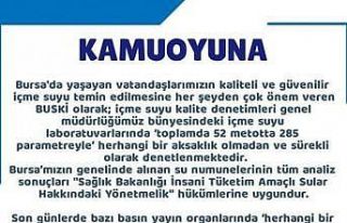 BUSKİ’den açıklama