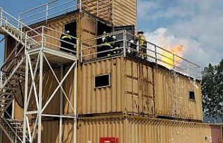 Büyükşehir itfaiyesinden Yalkim OSB itfaiyesine...