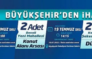 Büyükşehir’den ihale