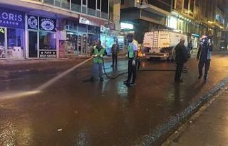 Cadde ve sokaklarda bayram temizliği başladı