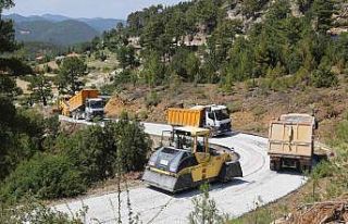 Çameli’nde asfalt çalışmaları başladı