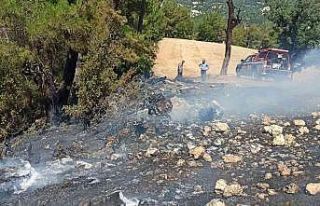 Çameli’nde çıkan orman yangını büyümeden...