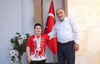 Canikli milli sporcu dünya şampiyonasında üçüncü...