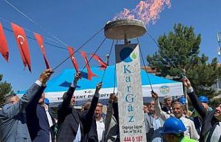 Çankırı’da bir belde doğalgaza kavuştu