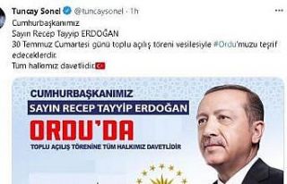 Cumhurbaşkanı Erdoğan Ordu’da toplu açılış...