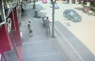 Dehşete düşüren kaza güvenlik kameralarına yansıdı