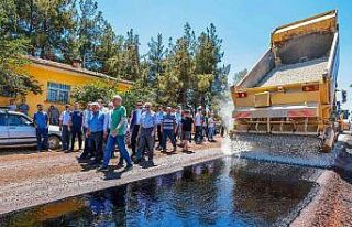 Denizli’de asfalt seferberliği sürüyor