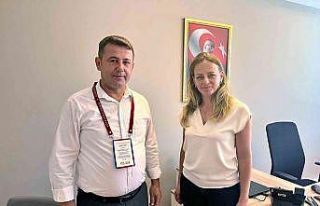 Dereköy Muhtarından YK Enerjiye teşekkür ziyareti