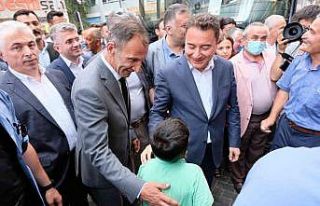 DEVA Partisi Genel Başkanı Ali Babacan Gümüşhane’de