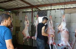 Diyarbakır’da kestikleri 41 kurbanı 350 aileye...