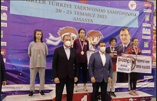 Dodurgalı sporcu Türkiye Taekwondo Şampiyonasında...