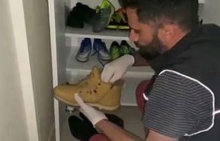 Elazığ’da ayakkabı içerisine zulalanmış uyuşturucu...