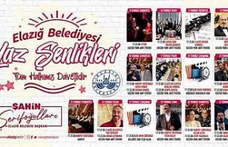 Elazığ’da yaz şenlikleri başlıyor