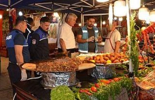 Emet festival alanında gıda denetimi