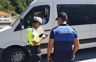 Emniyet ve zabıtadan taksi ve minibüslere denetim