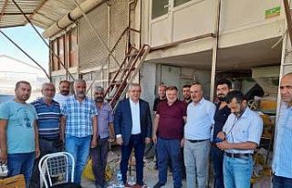 Erdoğan, sebze ve meyve hali ile buğday pazarını...