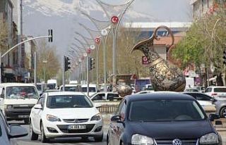 Erzincan’da trafiğe kayıtlı araç sayısı itibarıyla...
