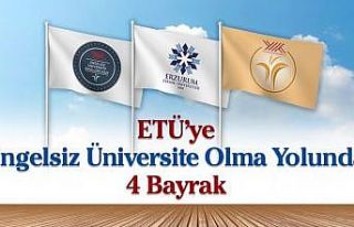 Erzurum Teknik Üniversitesi 4 Bayrak aldı