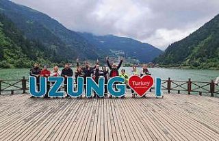 Eskişehirli motorlu grup Batum’a doğru ilerliyor