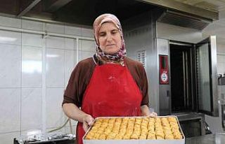 Ev baklavasında bayram yoğunluğu