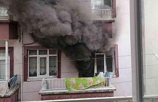 Evin mutfağında çıkan yangın hasara yol açtı