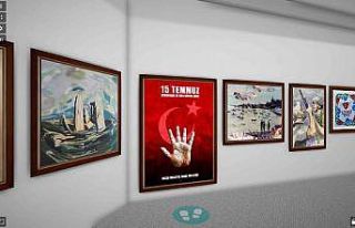 GAÜN’de 15 Temmuz anısına ulusal karma sergi