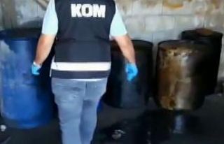 Gaziantep’te bin 550 litre kaçak akaryakıt ele...