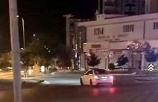 Gaziantep’te drift atan şahsa 9 bin TL ceza