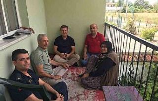 Gazinin baba ocağına Tuğgeneral Alp’ten ziyaret