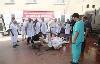 Gaziosmanpaşalı kasaplar yaklaşan Kurban Bayramı’nda...