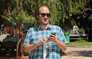 Görme engellilerin kampüs içi ulaşımlarını...