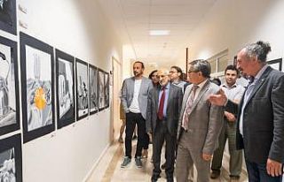 GSTF yıl sonu öğrenci sergisi açıldı