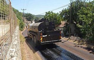 Gündoğmuş Güneycik yolu sathi asfaltla kaplanıyor