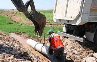 Haliliye’de mahallelerin üst yapı çalışmaları...