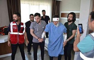 Hastanede yangın tatbikatı