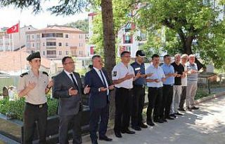 Havza’da şehitlere dua