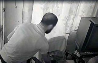 Hırsız hayatının şokunu yaşadı: Önce kameraya...