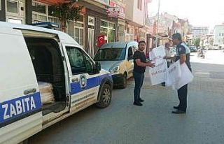 Hisarcık’ta kurban atıkları için 3 bin poşet...