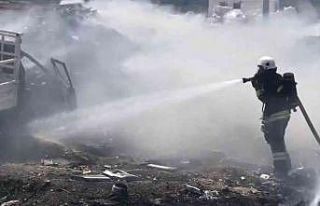 Hurdalıkta çıkan yangın söndürüldü