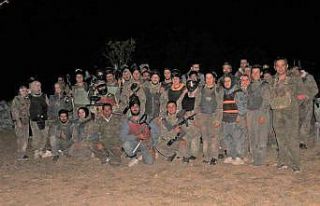 Hürok Mermer çalışanlarının Paintball heyecanı