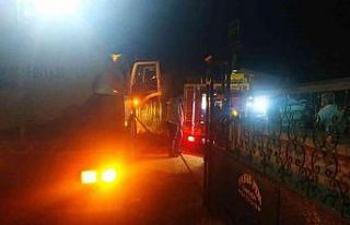 Hüyük’te ahır yangını